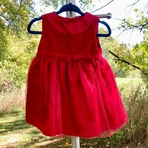 Carter’s: Red party dress, size 9 months.